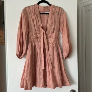Zimmerman mini pink dress